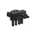 Wago - Comp. verd. insteekb. gebouwinstal. T-VERDELER 1M-2F 4P W