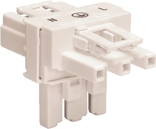 Wago - Winsta Midi 770 Comp. verd. insteekb. gebouwinstal. T-Verdeler 1M-2F 3P W