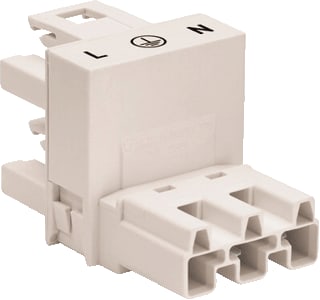 Wago - Winsta Midi 770 Comp. verd. insteekb. gebouwinstal. H-Verdeler 1M-2F 3P W