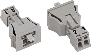 Wago - Winsta Mini 890 Conn. v insteekbare gebouwinstall. Steker Male Snap-In 2P Gr