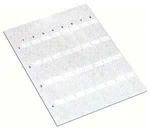 Wago - Tekststrookblad tekststro 211-151