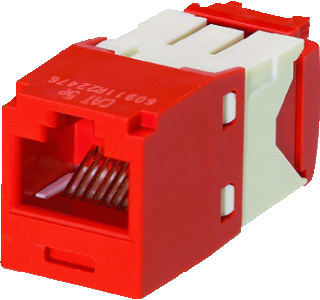 Panduit - Modulaire connector Cj Utp 5E Tg Rd