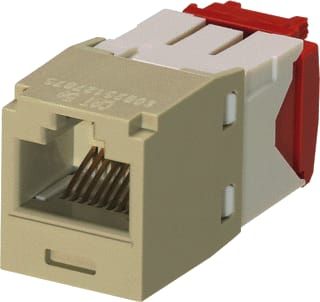 Panduit - Modulaire connector Cj Cat5E Rj45 Ivoor