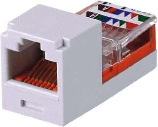 Panduit - Modulaire connector Cj Cat5E Rj45 Wit