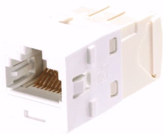 Panduit - Modulaire connector cj6x88tgiw-24 ds24