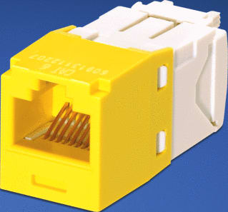Panduit - Modulaire connector cj688tgyl-24 ds24