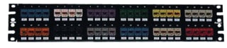 Panduit - Patchpaneel twisted pair patchpnl 19" inb 5e zwart