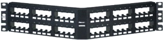 Panduit - Inbouwplaat drukknop/signaallamp patchpan 48p cppa48fmwbly