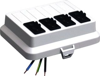 Attema - Cable-mate AK2-W8 Deksel voor opbouwdoos wand/plafond Dks 4X3P + Aansl