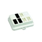 Attema - Cable-mate AK2-W8 Deksel voor opbouwdoos wand/plafond Dks 6X3P Ak2-W8+Aansl3+3