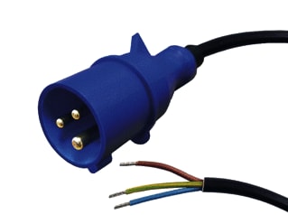 Ratio Electric - Power Cord Aansluitleiding Cee3 Blue 1X16A 3X1,5 3M