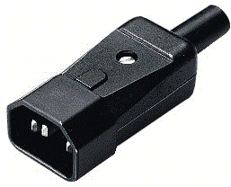 Ratio Electric - Components Apparaatstekker/Contactdoos C14 Conn Male Str 10A
