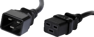 Ratio Electric - Jumper cord Aansluitleiding Jmpr C20-C19 3X1,5 2M