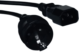 Ratio Electric - Power Cord Aansluitleiding C14-Cplr Schuko 3X1 0,6M