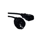 Ratio Electric - Power Cord Aansluitleiding C14-Cplr Schuko 3X1 0,6M