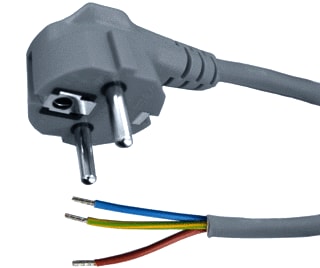 Ratio Electric - Power Cord Aansluitleiding Kab Schuko 3G1 2,5M Gr