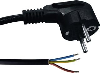 Ratio Electric - Power Cord Aansluitleiding Net Schuko 3X0,75 2,5M