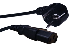 Ratio Electric - Power Cord Aansluitleiding Kab C13 1M Zw