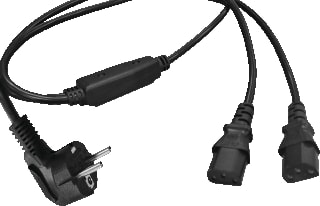 Ratio Electric - Power Cord Aansluitleiding Splttr Ra-2Xc13 3X1 1,8M