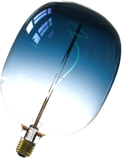 Calex - LED-lamp cal fil avesta e27 5w blauw d