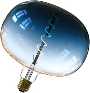 Calex - LED-lamp cal fil boden e27 5w blauw dim
