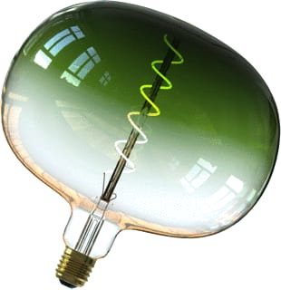 Calex - LED-lamp cal fil boden e27 5w groen dim