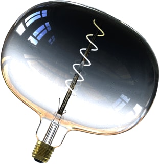 Calex - LED-lamp cal fil boden e27 5w grijs dim