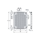 Schneider Electric Sarel - Montageplaat voor kast/lessenaar Montageroost 300X400Mm