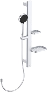 Ideal Standard - Alu+ Glijstangcombinatie idealrain alu+glstcomb 600