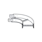 Legrand - Swifts Bocht/hoekstuk kabelladder Bochtstuk Thvz B600 H125