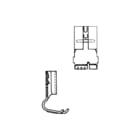 Klemko - B Aderdoorverbinder rond/vlak Vlakstekr B2507Flb8 Ds100