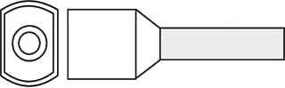 Klemko - DIN Adereindhuls Twin Ader 488Dka-N Zk500