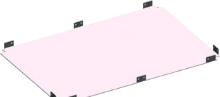 ABB - TriLine-R Dak/vloerelement v kast/lessenaar elem kast 2cpx045778r9999