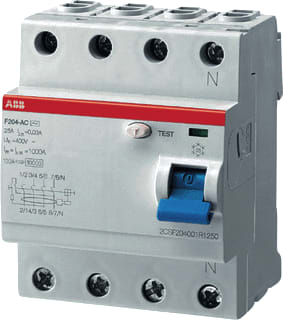 ABB - System pro M compact F200 Aardlekschakelaar Als 4P A 40A 100Ma