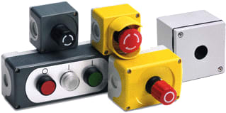 ABB - Compact Noodstop compleet Kast Geel/Grs 2Nc