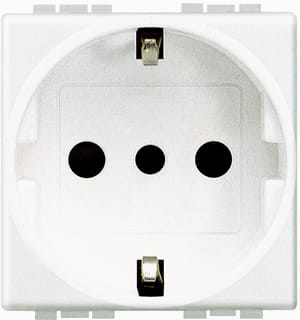 Bticino - LivingLight Wandcontactdoos (WCD schakelmat.) Btn4140