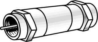 Cabelcon - Coax koppeling f-verbind clf71 2xm zk10