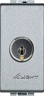 Bticino - LivingLight Installatieschakelaar schak l.tech 2p+sleutel