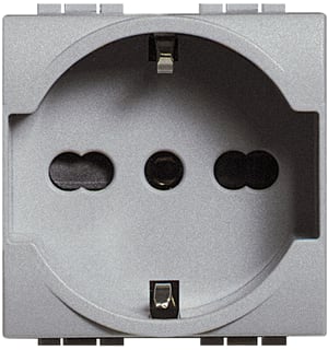 Bticino - LivingLight Wandcontactdoos (WCD schakelmat.) Btnt4140