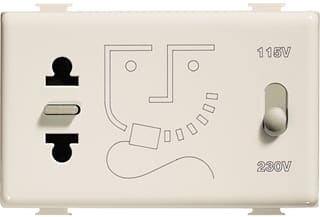 Bticino - Magic Scheerwandcontactdoos bta5460