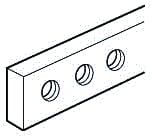 Legrand - LEXIC Railkoper Koperen Staaf 12X2 Mm M5