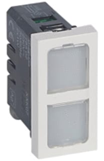 Legrand - Mosaic Lichtsignaaleenheid led schak.12/24v
