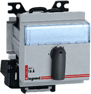 Legrand - LEXIC DIN Besturingsschakelaar 4Stand Schak.+Nul 1