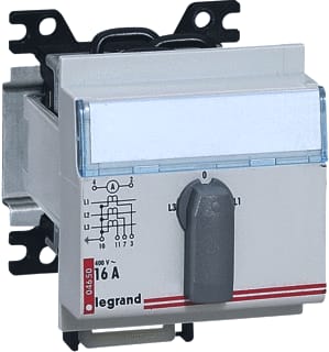 Legrand - LEXIC DIN Amperemeterschakelaar 4stand omschak.amet
