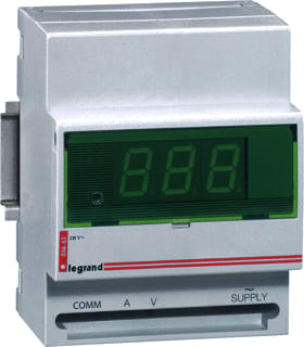 Legrand - LEXIC DIN Amperemeter paneelbouw amp/voltmtr dig