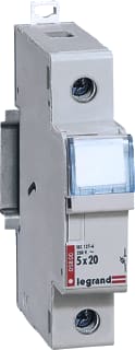 Legrand - LEXIC DIN Houder voor cilindrische zekering Scheider Min.Cil 1P 5X20