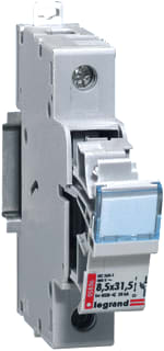 Legrand - LEXIC DIN Houder voor cilindrische zekering Scheider Cil.Smeltpatr.1P