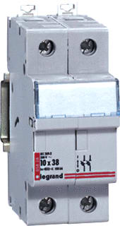 Legrand - LEXIC DIN Houder voor cilindrische zekering 2P Scheider 10X38