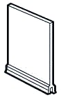 Legrand - LEXIC DPX3 Vermogensschakelaar scheidingsplaat Dpx1250-1600 Klemafsc Se3