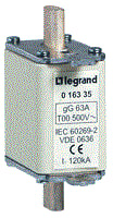 Legrand - LEXIC Smeltpatroon (mes) Mespatr 125A Din00